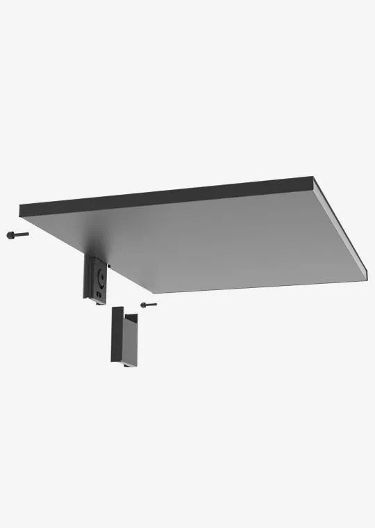 Peka 15.6551.05 Pecasa fém polc/ 550x400/ fekete