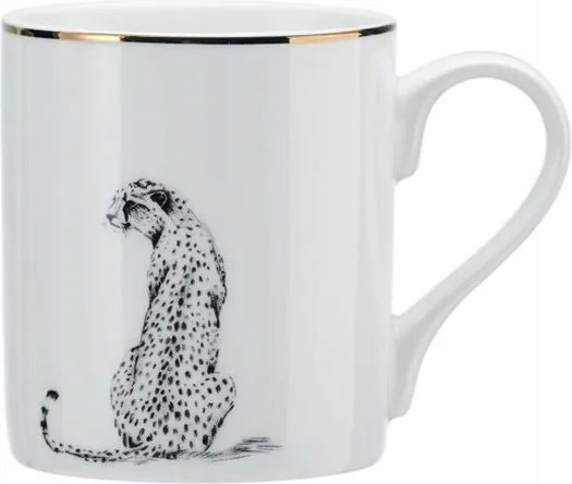 Porcelán Bögre Mikasa Gepárd aranyozással! 280 ml