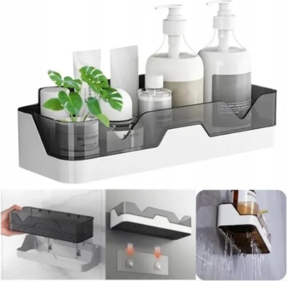 Zuhanypolc Fúrás Nélkül Zuhany Alá Akasztós Fürdőszoba Polc