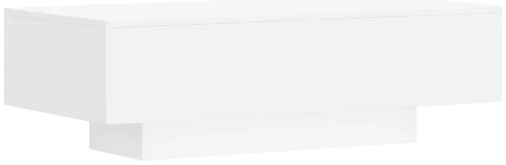 Fehér szerelt fa dohányzóasztal 100x49,5x31 cm