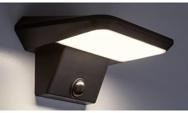 Rabalux 77005 - QESA LED 10W/3,7V napelemes lámpa érzékelővel, IP44