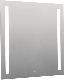 Szögletes tükör 80x70 cm LED világítással, fűtőfólia, érzékelő állítható hőmérséklettel 2700-6500K, IP44 ZIL8070TLEDS