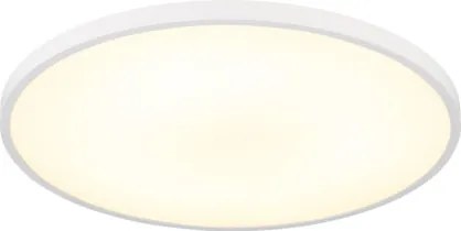 Globo 41566-32W Mennyezeti lámpa, matt fehér műanyag, felfelé is világít "háttérvilágítás", ø: 400mm, M: 40mm, tartozék: LED 32W 230V, 3250lm forrás, 1300lm kimenet, 4000K
