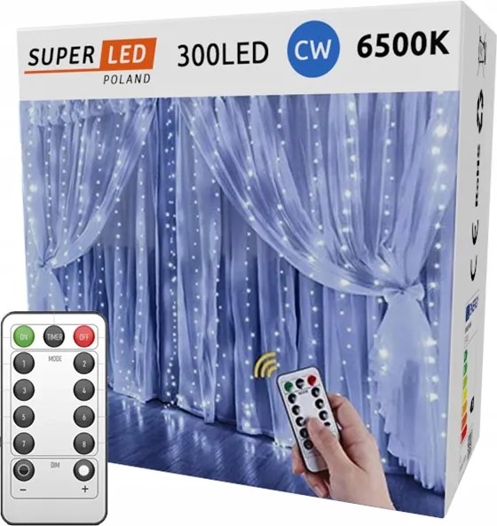 Karácsonyfa lámpák SuperLED beltéri 3 m 201 300 lámpa