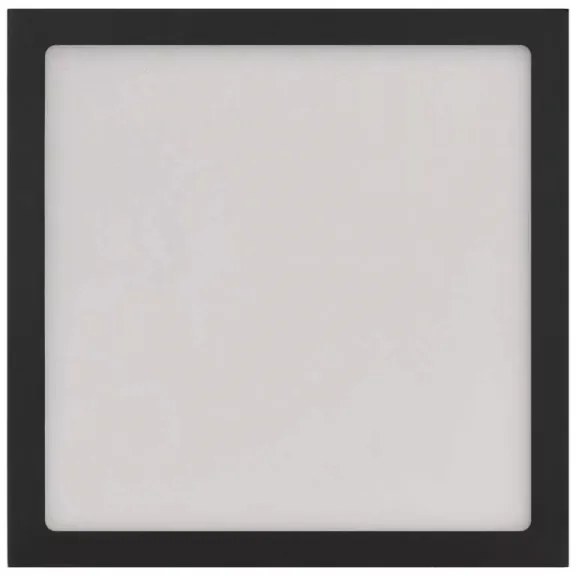 LED Mennyezeti lámpa LED/12,5W/230V 3000/3500/4000K 17x17 cm fekete