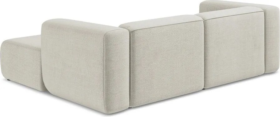 Bézs sarokkanapé (jobb oldali-heverő résszel) Ekahi – Makamii