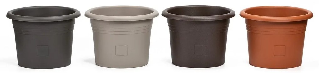 Plastia Narza öntözőedény 50 cm átmérőjű, taupeszínben, 50 cm átmérőjű