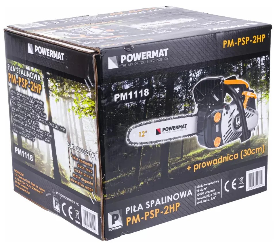 Benzinmotoros láncfűrész PM-PSP-2HP