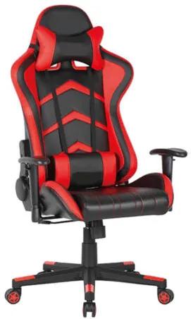 Gamer szék Indianapolis fekete-piros