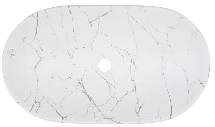 COMAD UN-LENA-MW17 - LENA 61,5x36 cm kerámia mosdó, matt fehér