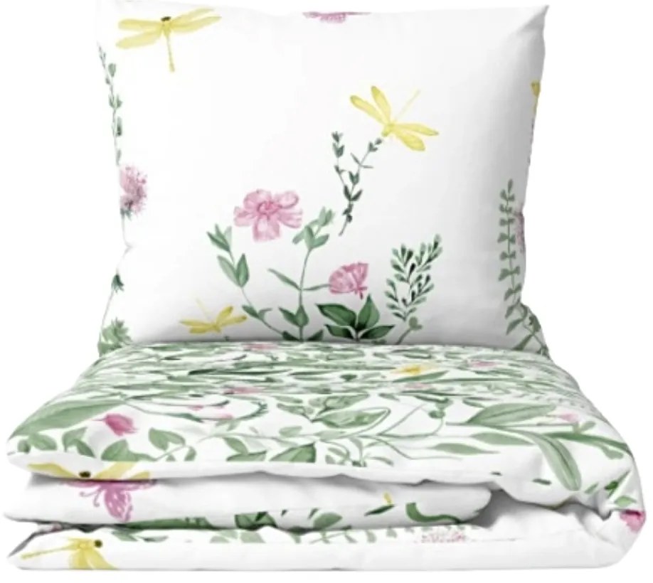 Nyári rét pamut ágyneműhuzat 200x140cm+90x70cm TiaHome