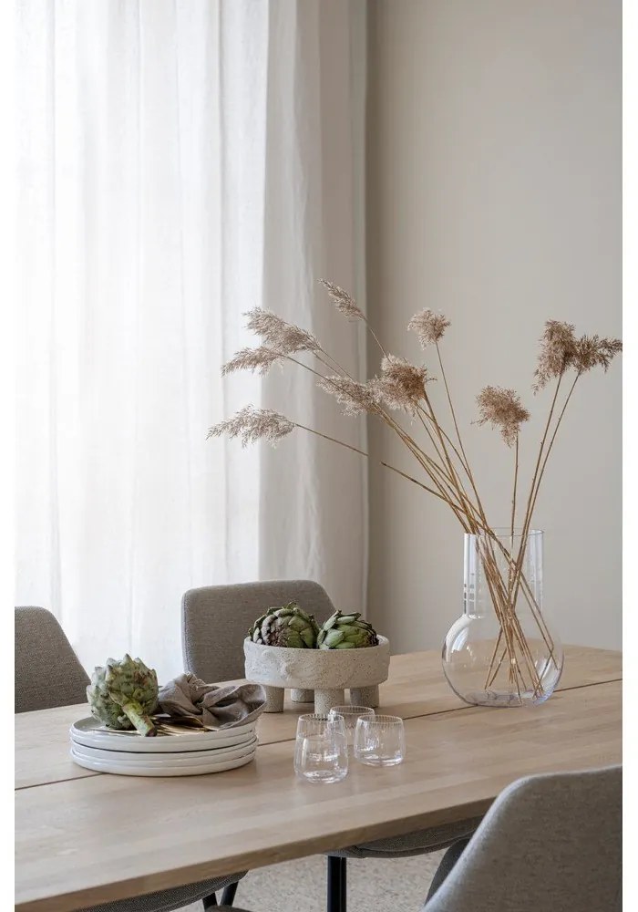 Bővíthető étkezőasztal tölgyfa asztallappal 220x100 cm Carradale - Rowico