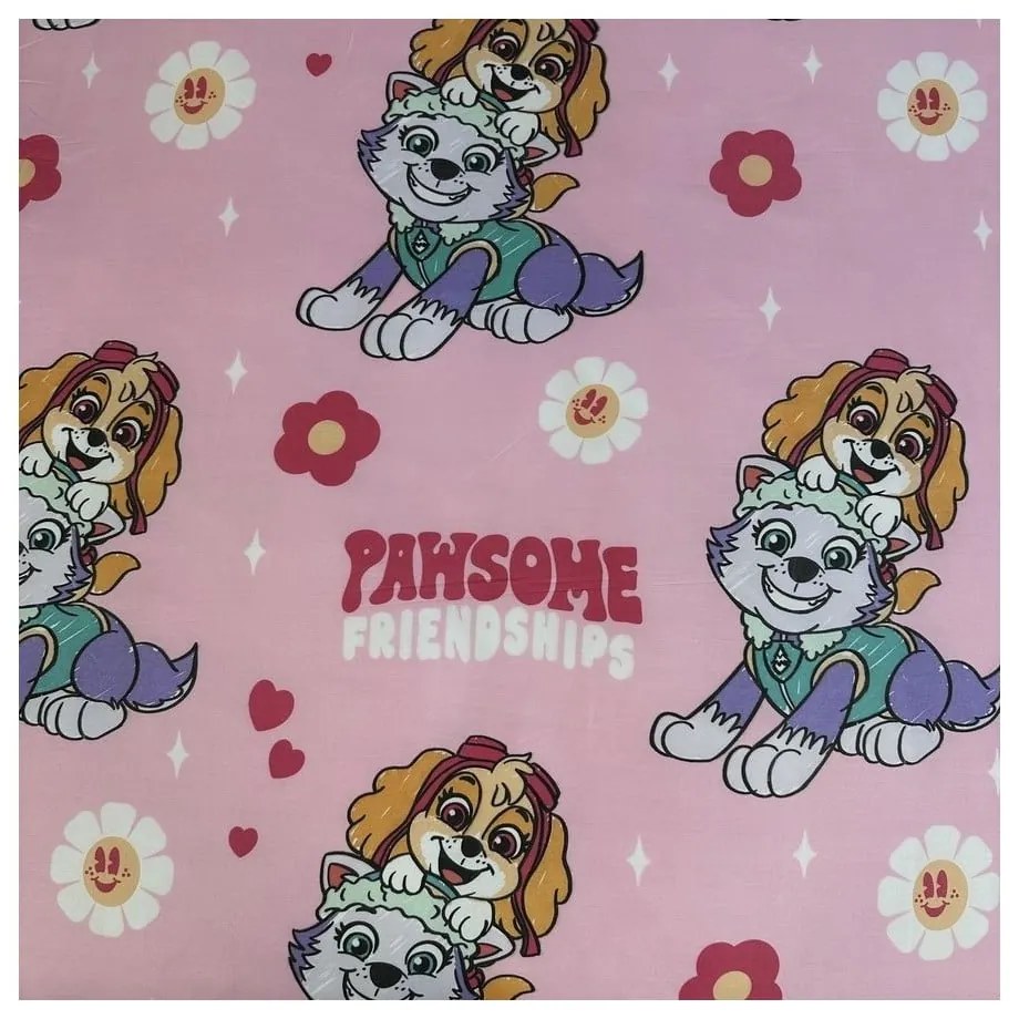 Egyszemélyes mikroszálas gyerek ágyneműhuzat 140x200 cm Paw Patrol – Jerry Fabrics