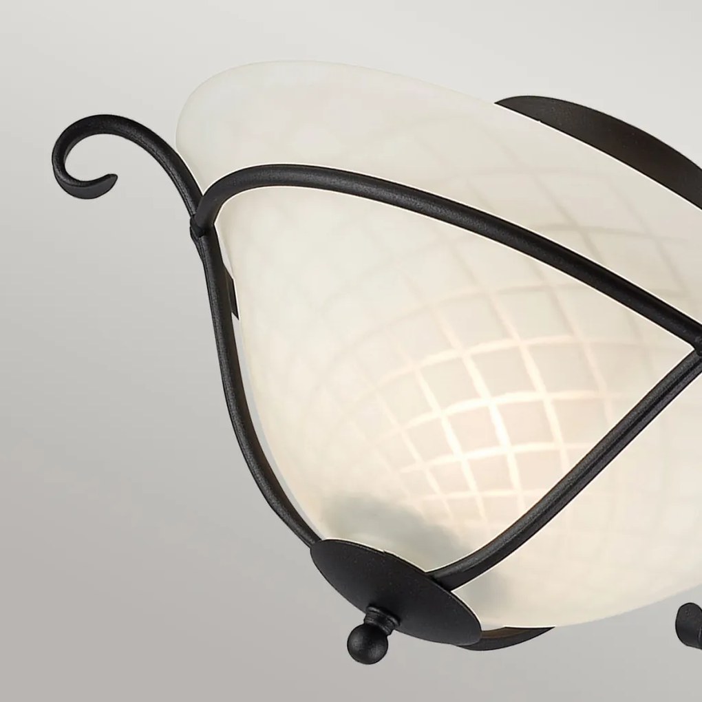 ELSTEAD TCH-F-BLACK TORCHIERE Klasszikus Mennyezeti Lámpa Fehér, Fekete E27 IP20