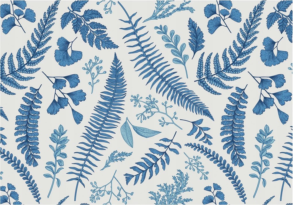 Fotótapéta Flizelin az Otthon Szobájához 3D Botanikus minták 312x219 Ragasztó