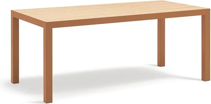 Étkezőasztal tölgyfa asztallappal 75x180 cm Alma – Teulat