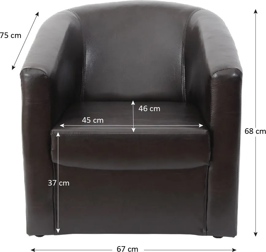 Cuba II NEW Fotel Wenge