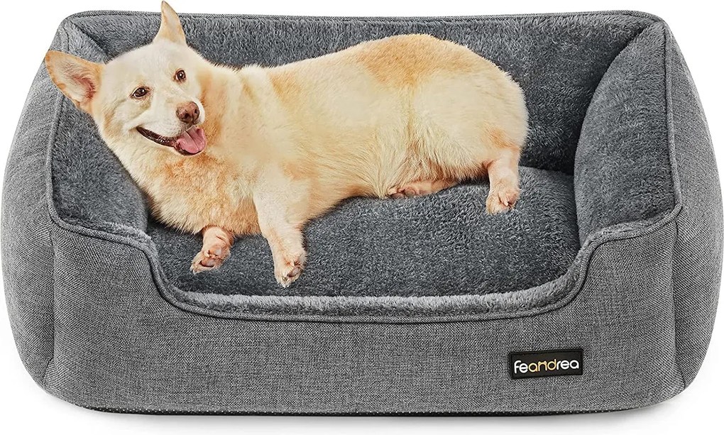 Kutyafekhely, kisállatágy, l-es méret, világosszürke feandrea