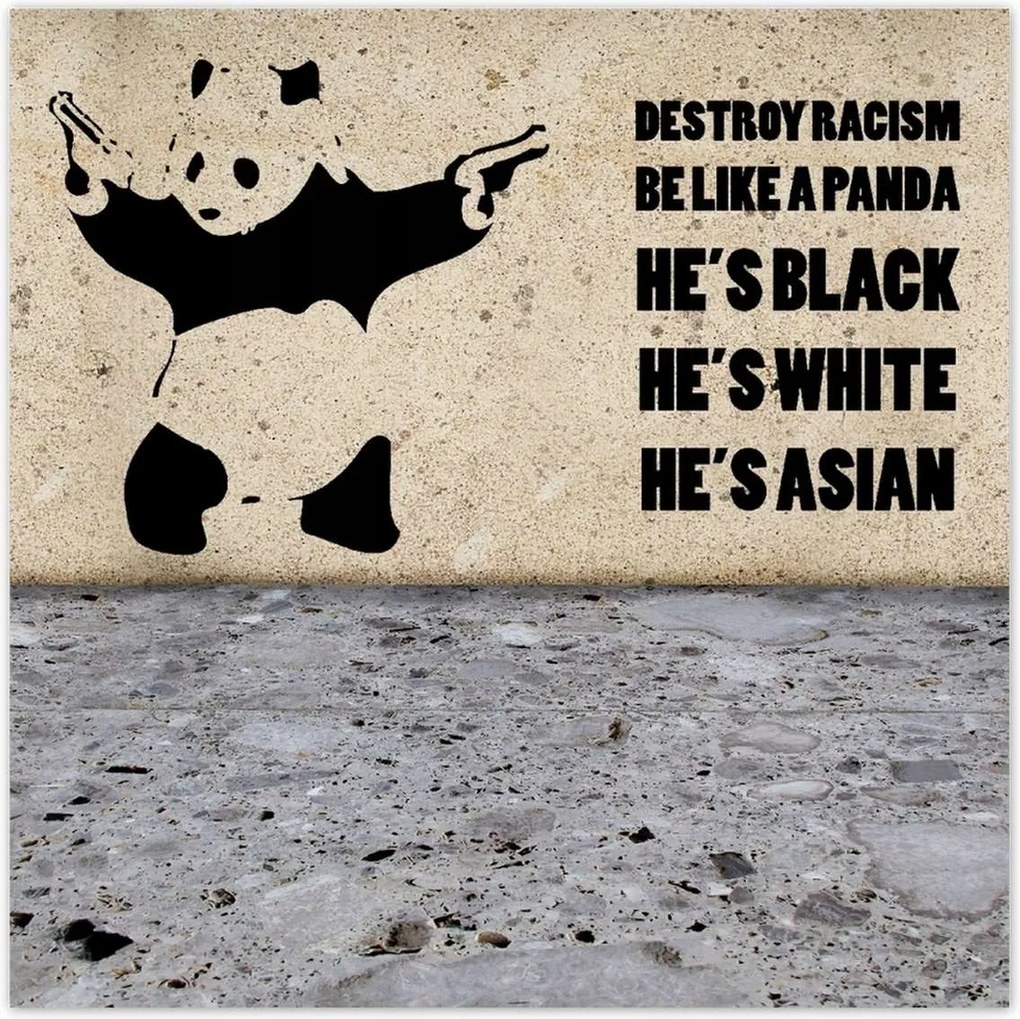 Plakátok 30x30 Banksy Panda