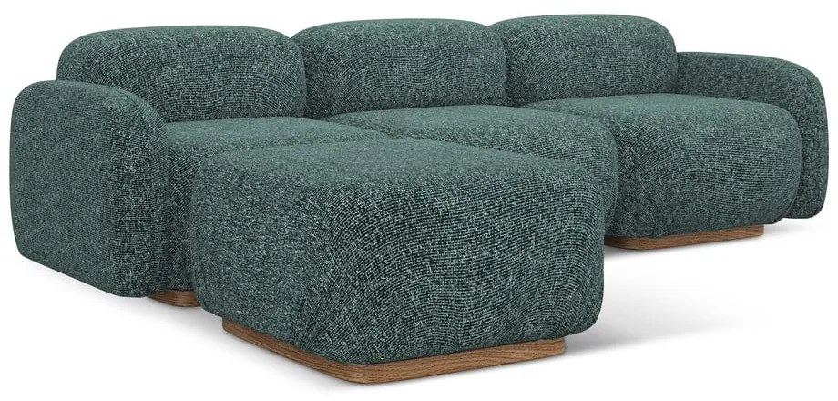 Türkiz moduláris sarokkanapé (variálható sarok) Ailani – Makamii