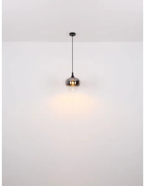 Globo 15548H1 - Csillár zsinóron MAXY 1xE27/60W/230V fekete