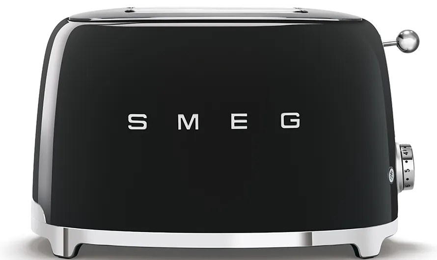 50-es évekbeli, Retro stílusú kenyérpirító, P2 fekete 950W - SMEG
