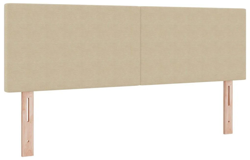 Boxspring Ágy matraccal és LED világítással Zöld Szürke 140x200 cm Bársony Szövet
