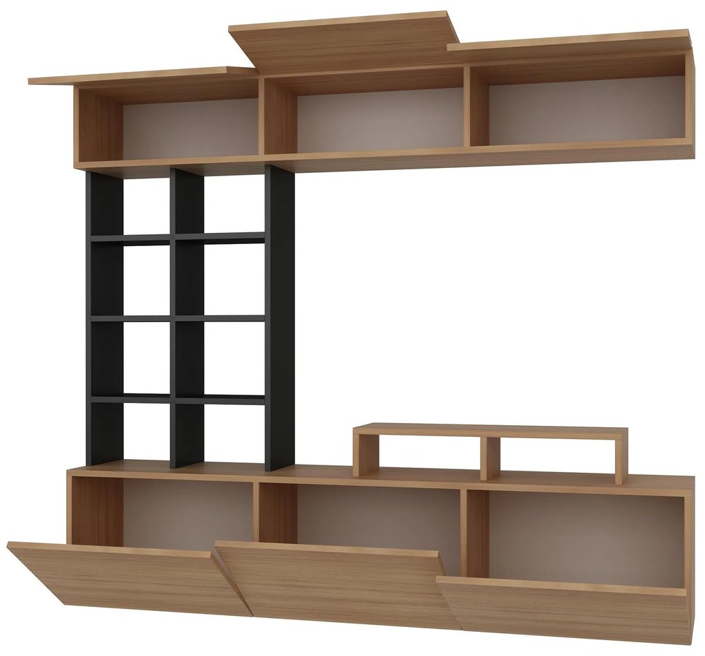 Nappali fal Salsa (teak fa + fekete). 1088651