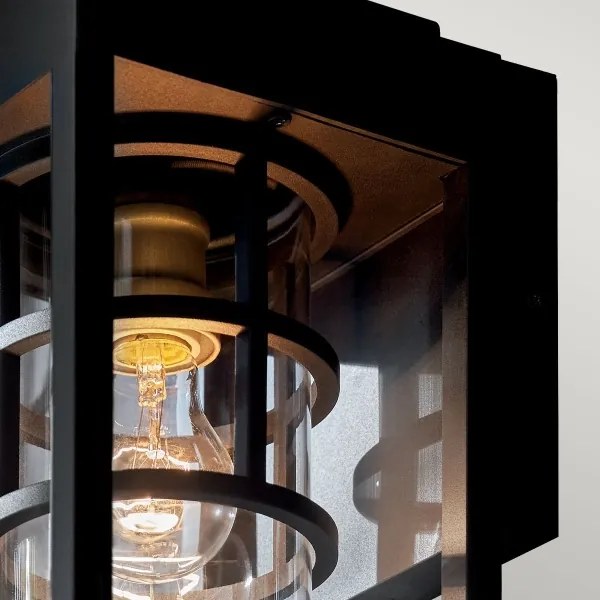 Kichler KL-HONE-M-BKT - Kültéri fali lámpatest HONE M 1xE27/60W/230V IP44