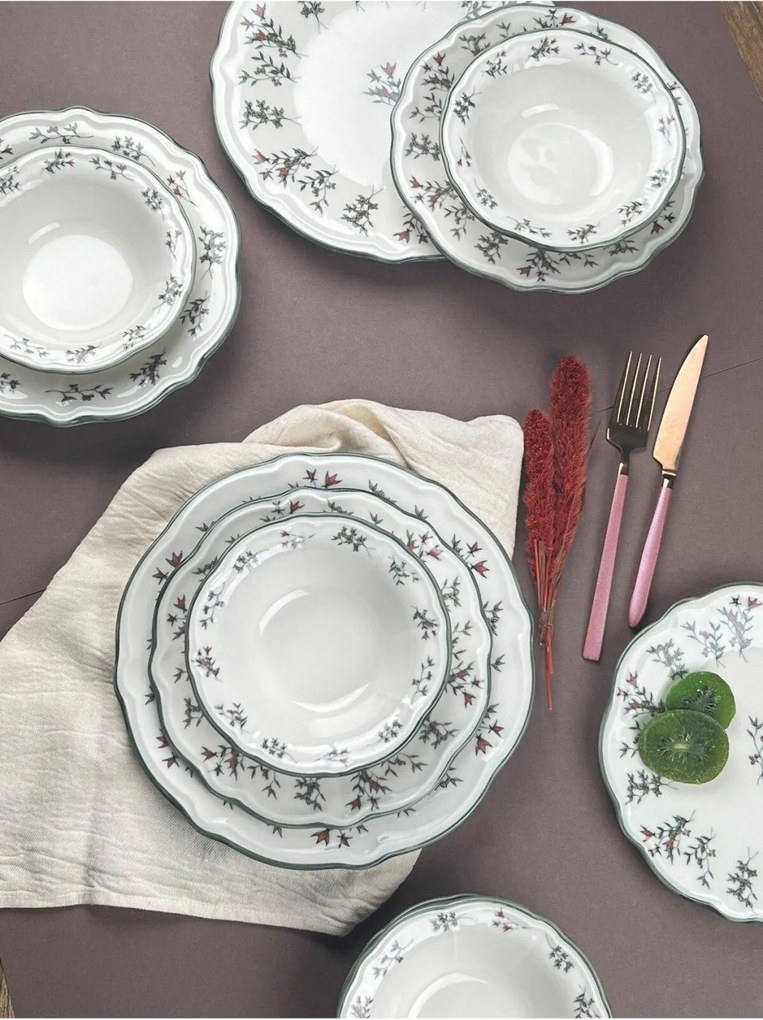 24 részes porcelán étkészlet