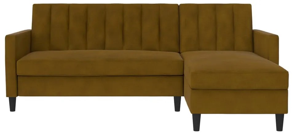 Sárga kinyitható sarokkanapé Celine – Støraa