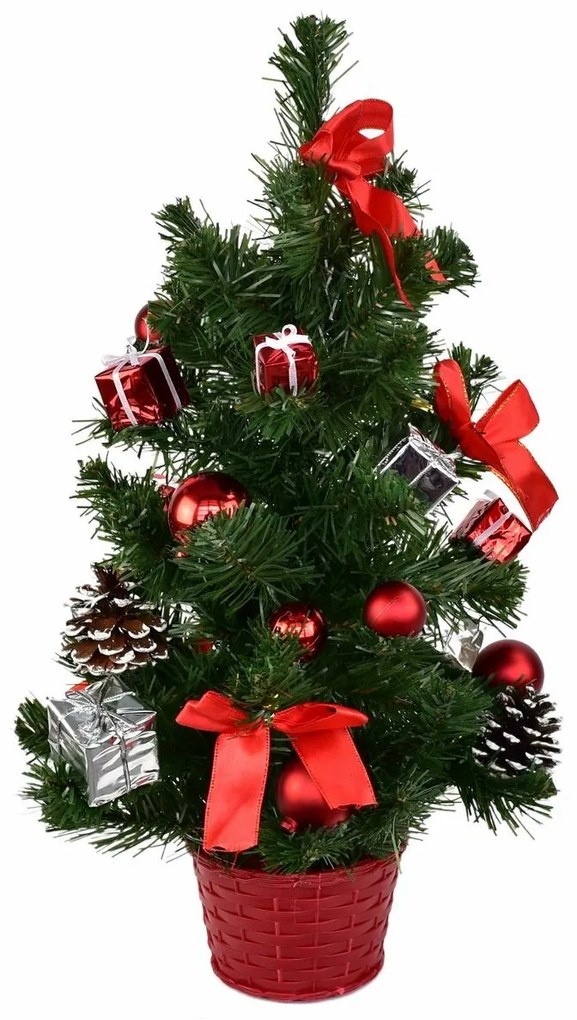 Salemi karácsonyi díszített fa, 50 cm