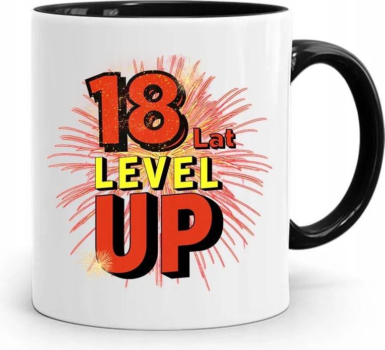 Születésnapra 18 18. 18. Bögre Fekete Ajándék fényképes nyomtatással