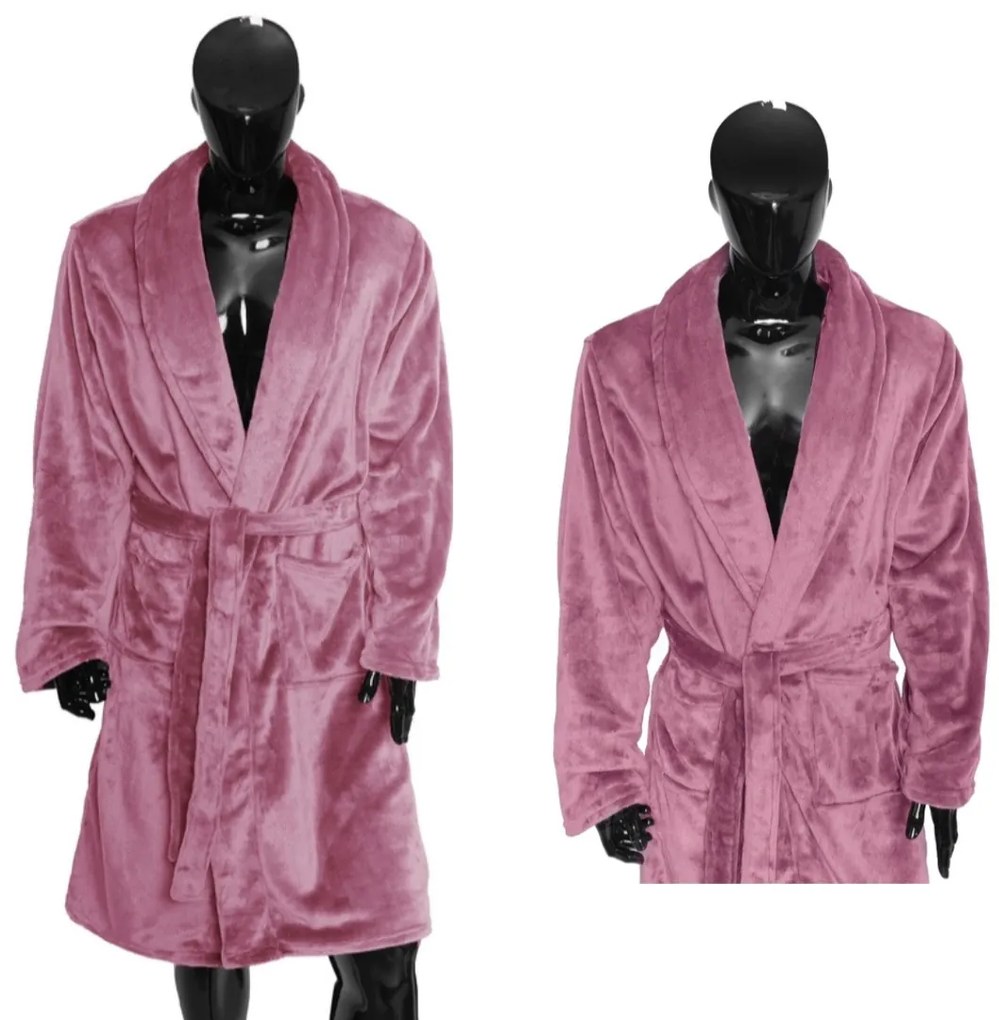 Queen mikroszálas fürdőköpeny rózsaszín TiaHome - S