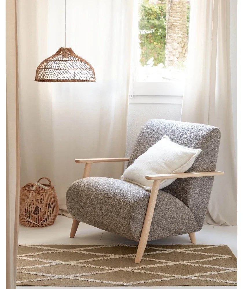 Gyapjúkeverék párnahuzat 45x45 cm Augustina – Kave Home