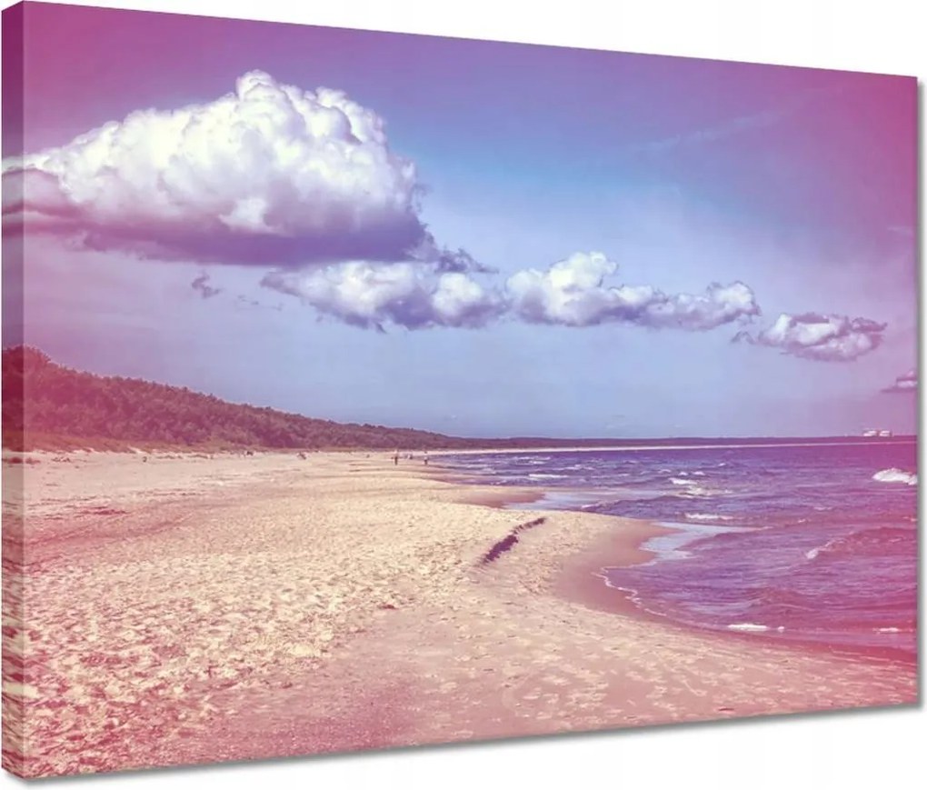 Vászonkép 40x30 Tengerpart a Balti-tengeren