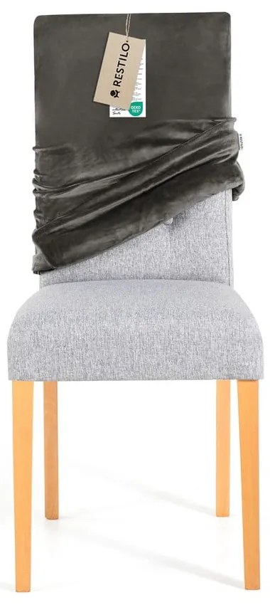 Szürke gumis szék huzat szett 4 db-os 48 cm Sento – Restilo