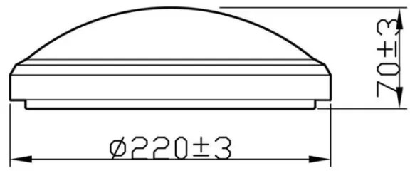Philips - LED fürdőszobai mennyezeti lámpa DORIS LED/6W/230V 2700K IP44