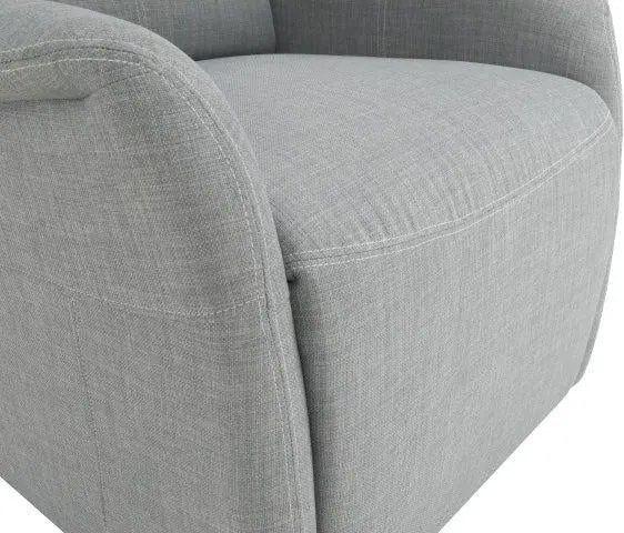 Állítható fotel, szürke szövet, FOREST