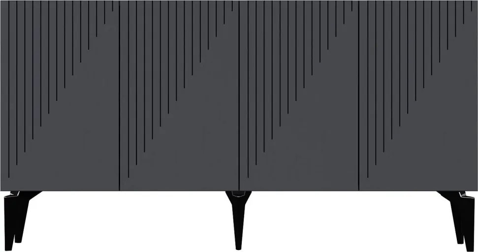 Batum komód, antracit, 150 cm