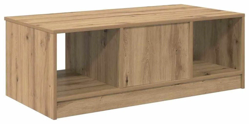 Dohányzóasztal kézműves tölgy 100 x 50 x 36 cm Faanyag