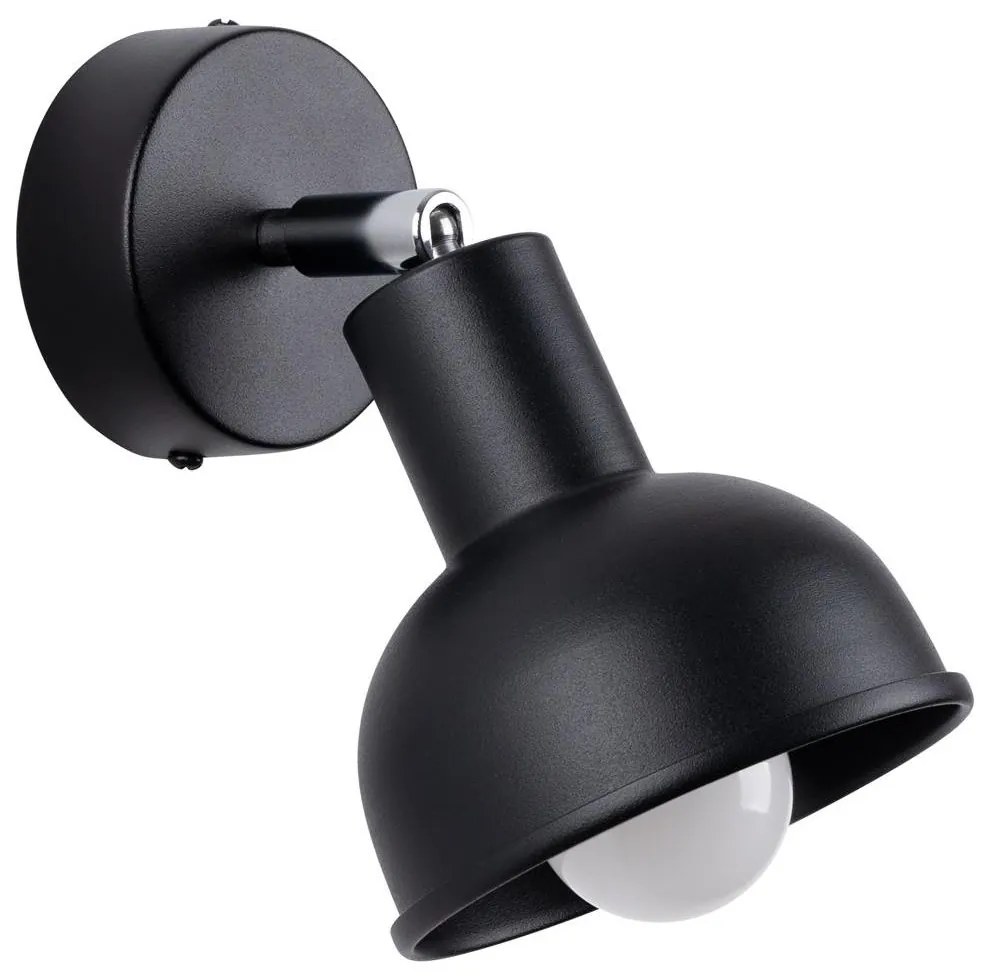 Sollux SL.1316 - Fali spotlámpa ELBA 1xE27/15W/230V fekete