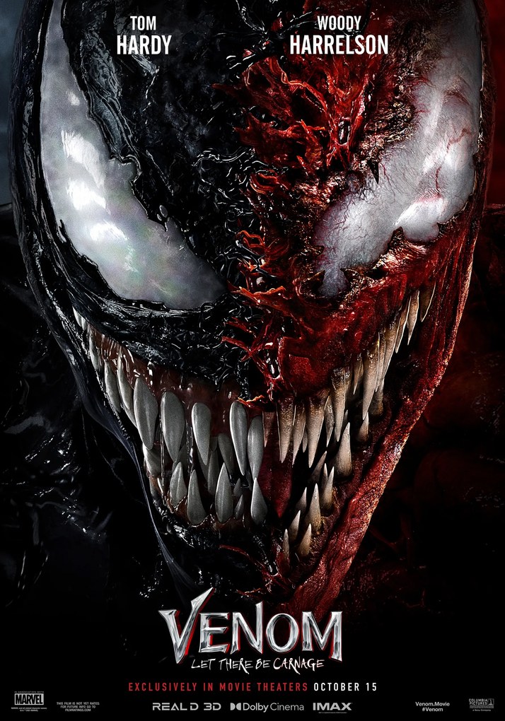 Venom poszter Let There Be Carnage 2021 Venom 2 Carnage 70x50cm #662