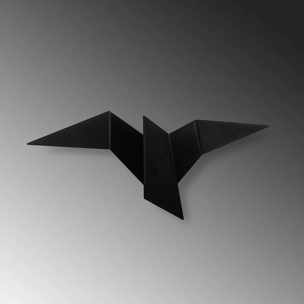 Bird fali lámpa, L, fekete