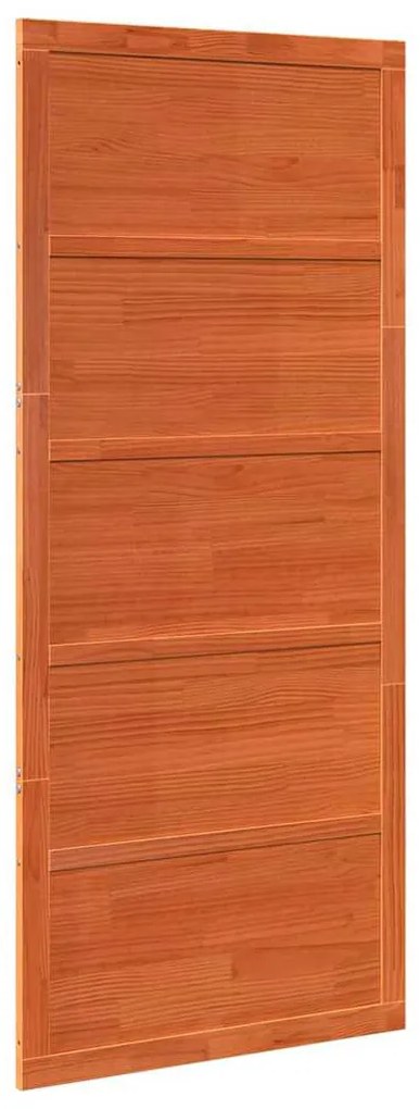 Pajtaajtó Viaszbarna 100 x 208 cm Tömör fenyőfa
