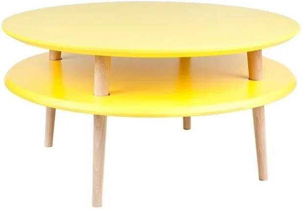 UFO sárga dohányzóasztal, ⌀ 70 cm - Ragaba