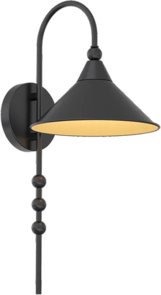 Cosmolight ASHFORD W01531BK Fali lámpa 1x40W/E27 ip20
