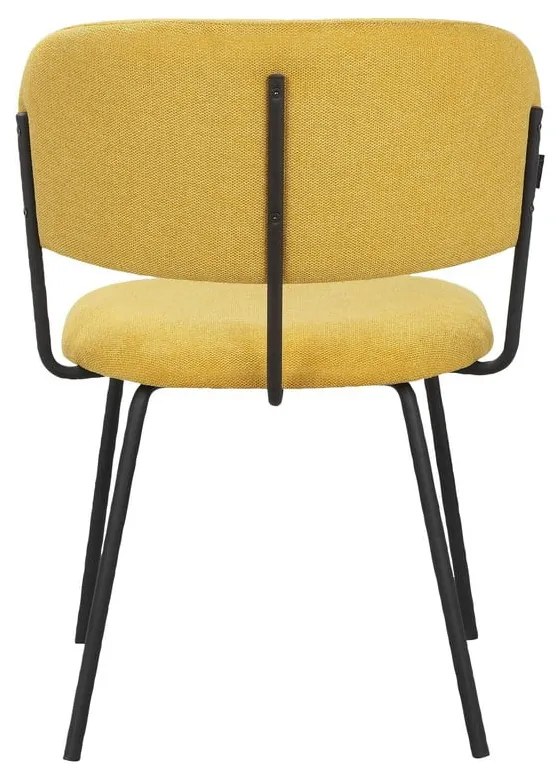 Sárga étkezőszék szett 2 db-os Claudia – Støraa