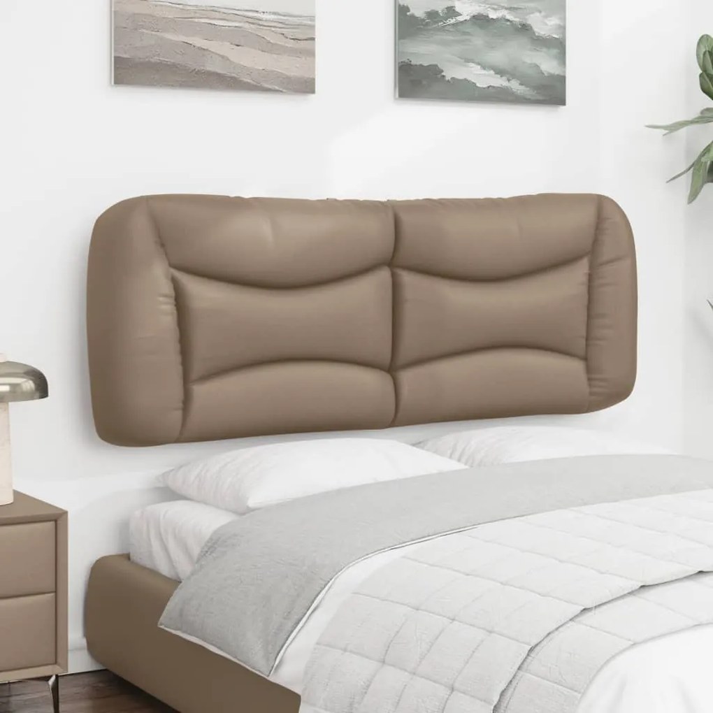 cappuccino színű műbőr fejtámla párna Hvar 120 cm