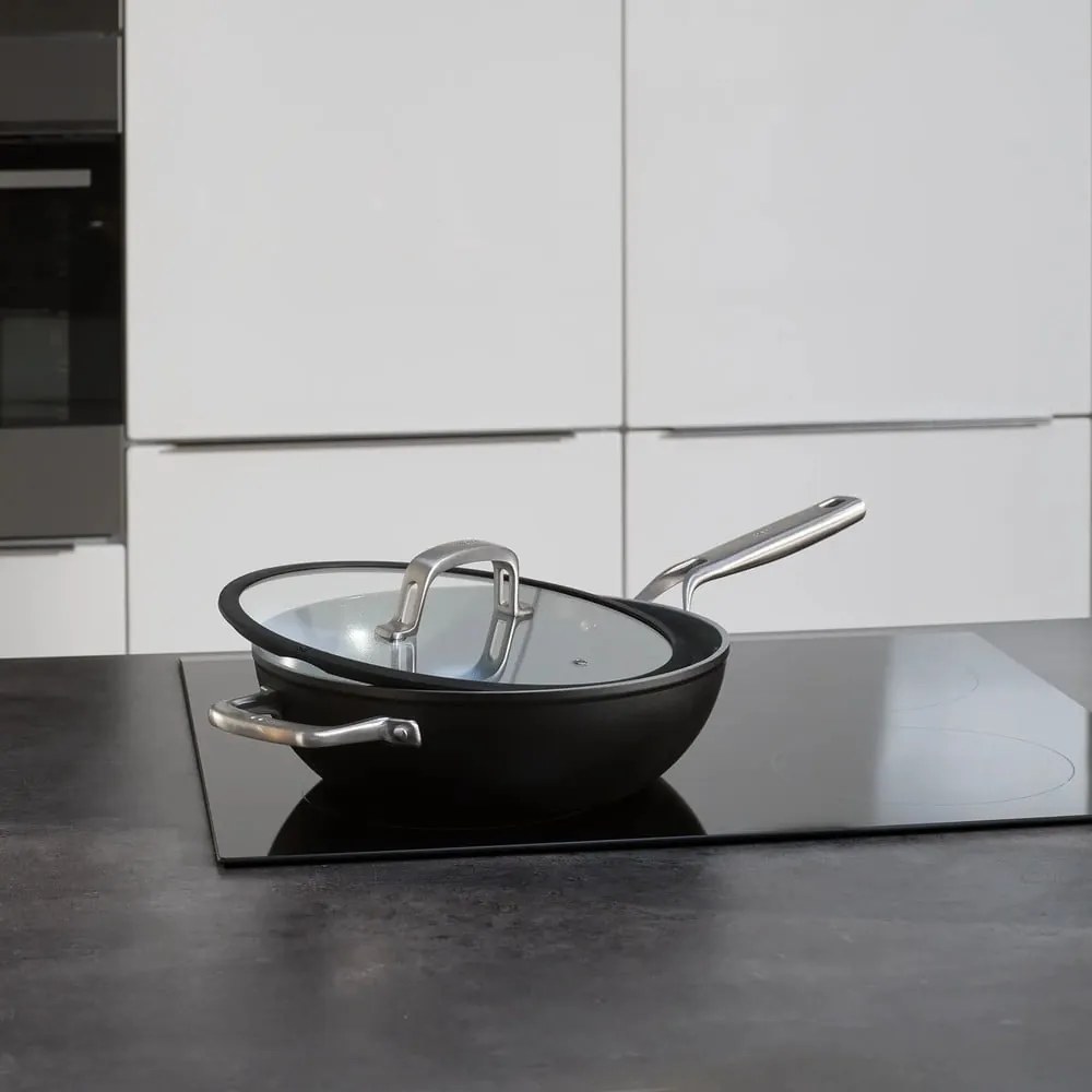 Wok serpenyő fedővel-kerámia felülettel ø 28 cm Meda 3.0 – FABINI